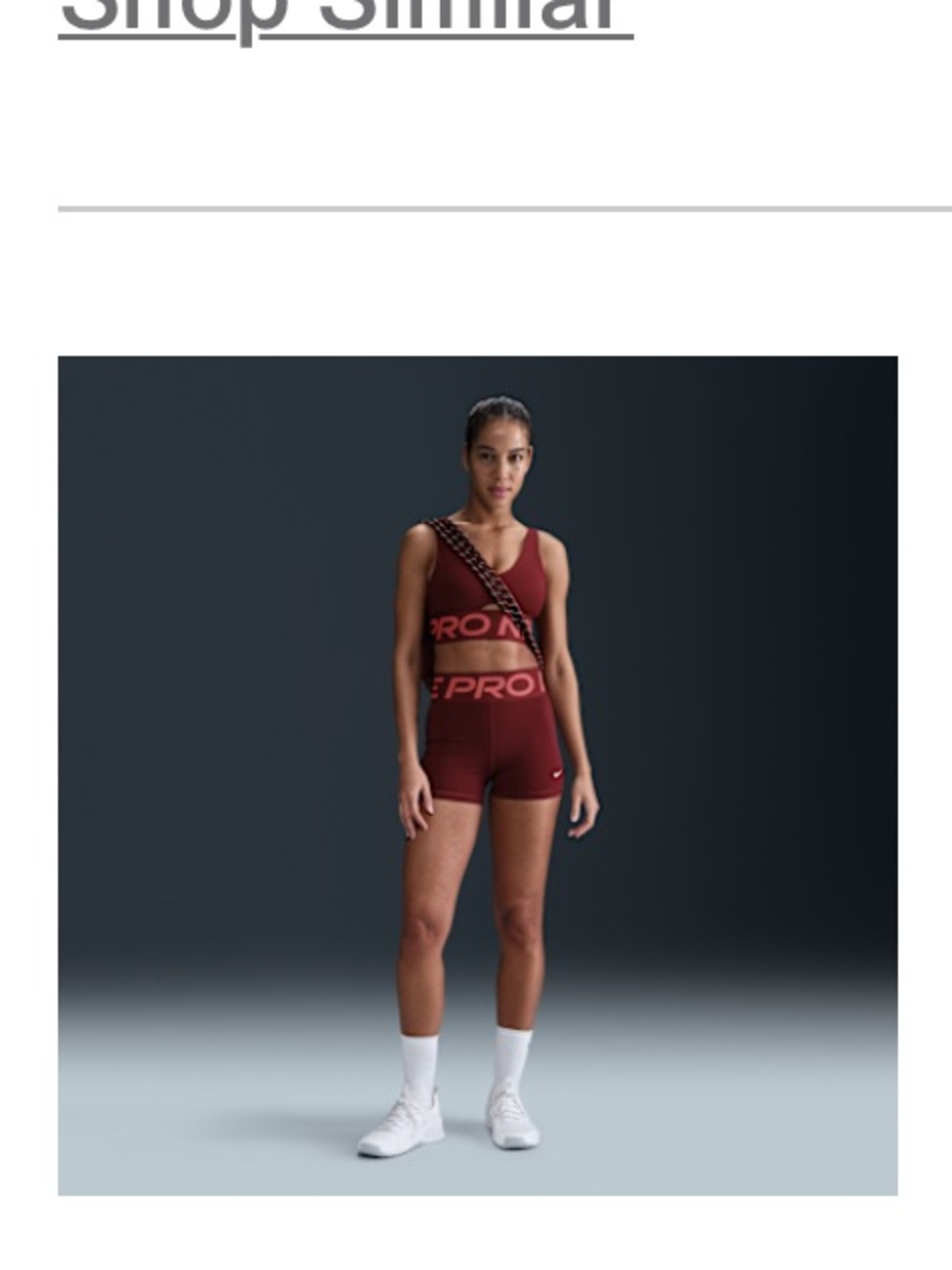 Nike Pro Sculpt 3” high waisted biker shorts